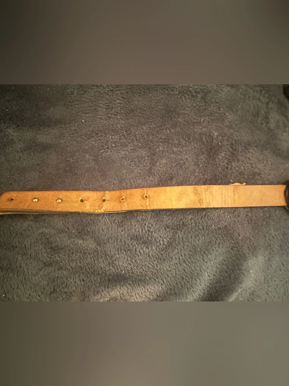 Vintage leather turquoise belt